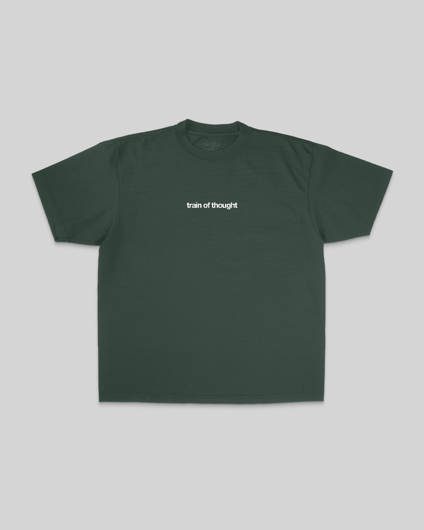 Rnb Songs Oversized Green Tee - trainofthoughtcollective