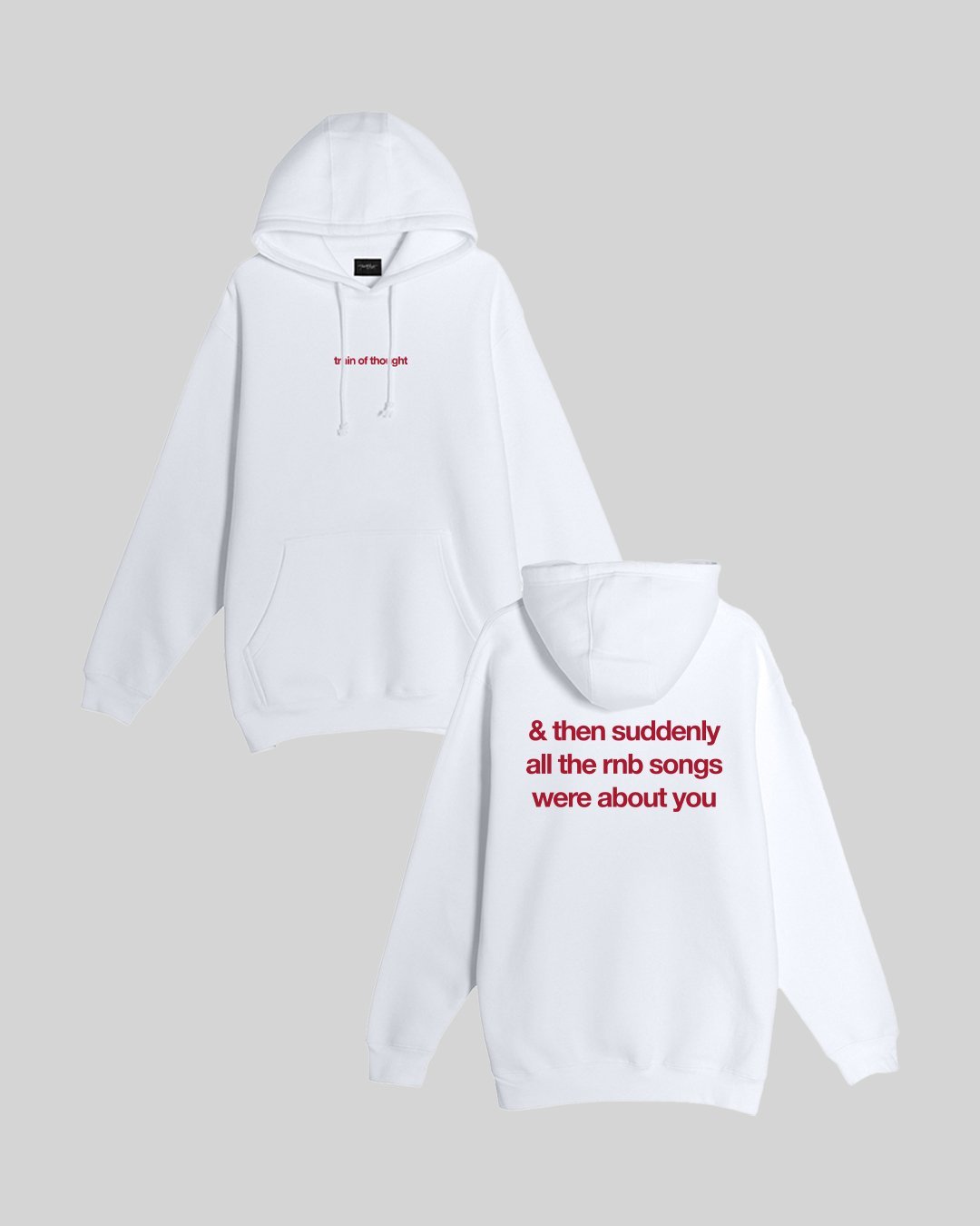 Rnb Songs | Pullover Hoodie - trainofthoughtcollective