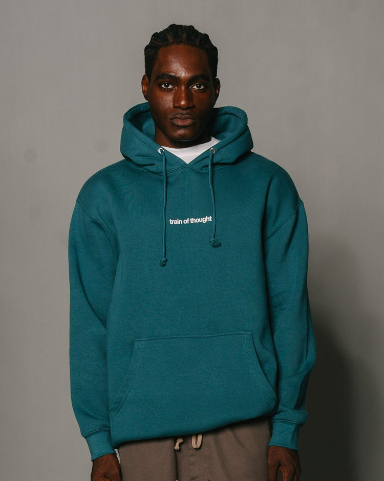 Rnb Songs Teal Hoodie - trainofthoughtcollective