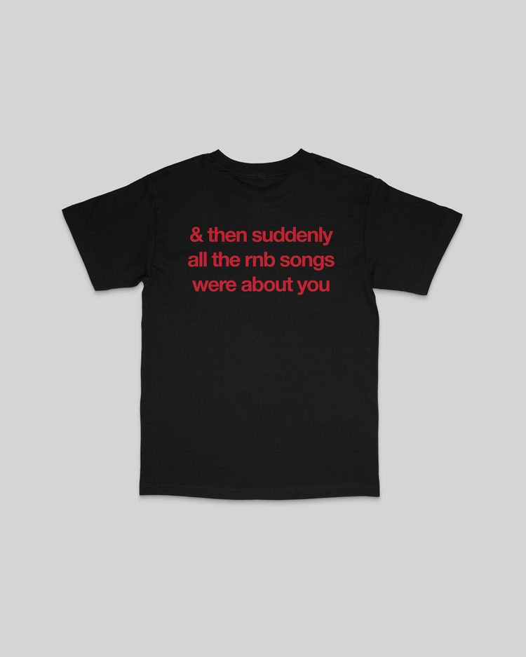 Rnb Songs V2 Black Tee - trainofthoughtcollective