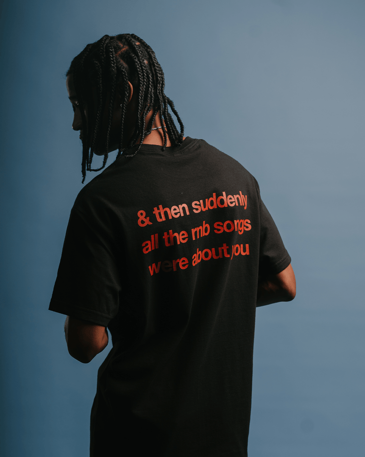 Rnb Songs V2 Black Tee - trainofthoughtcollective