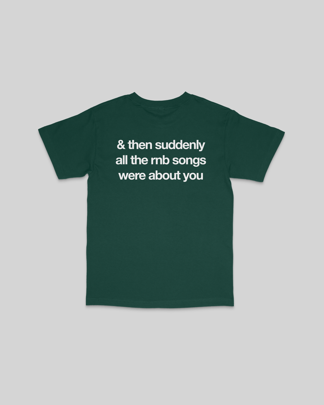 Rnb Songs V2 Green Tee - trainofthoughtcollective
