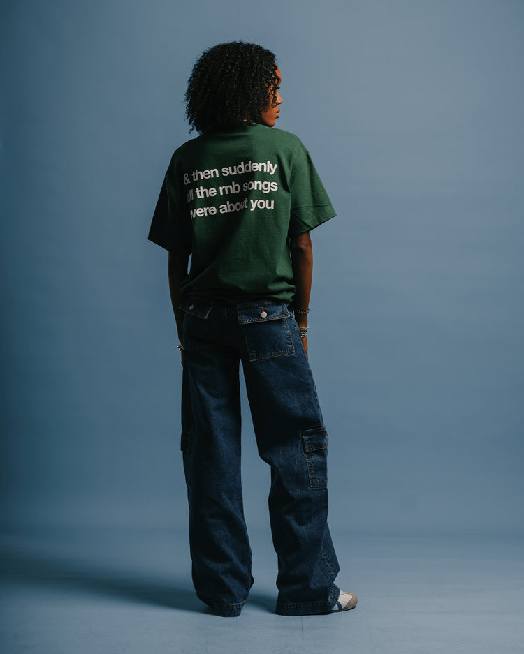 Rnb Songs V2 Green Tee - trainofthoughtcollective