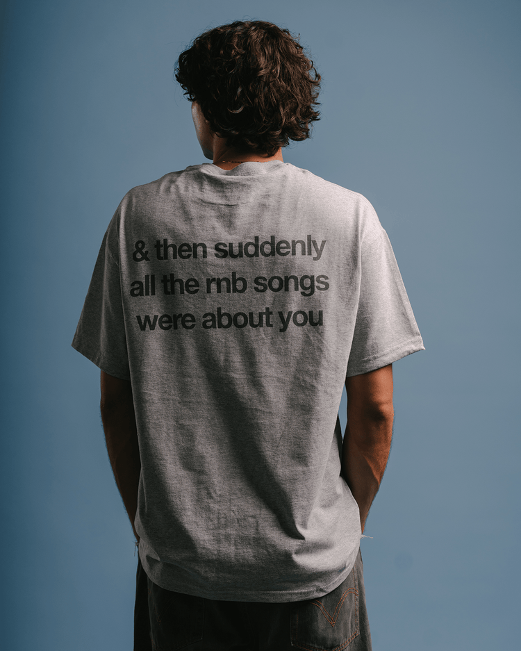 Rnb Songs V2 Grey Tee - trainofthoughtcollective