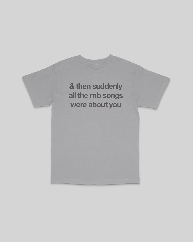 Rnb Songs V2 Grey Tee - trainofthoughtcollective