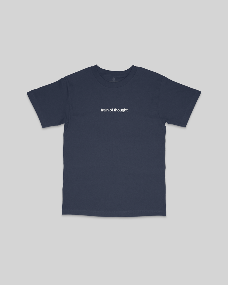 Rnb Songs V2 Navy Blue Tee - trainofthoughtcollective