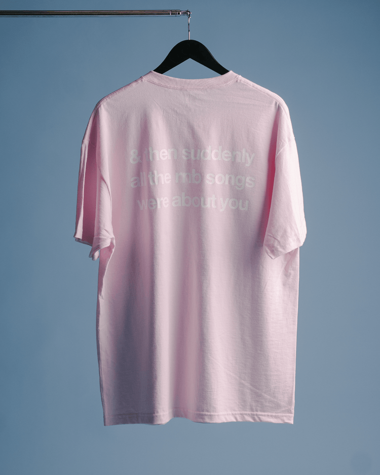 Rnb Songs V2 Pale Pink Tee - trainofthoughtcollective