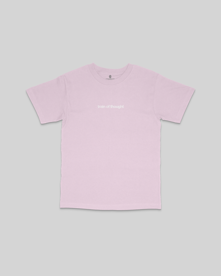 Rnb Songs V2 Pale Pink Tee - trainofthoughtcollective