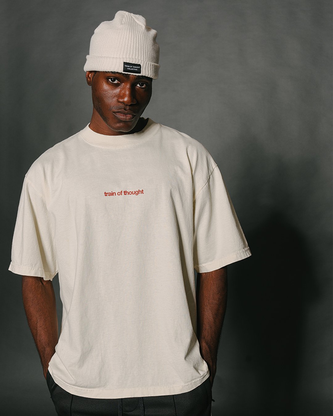 Rnb Songs V3 Oversized Cream Tee - trainofthoughtcollective