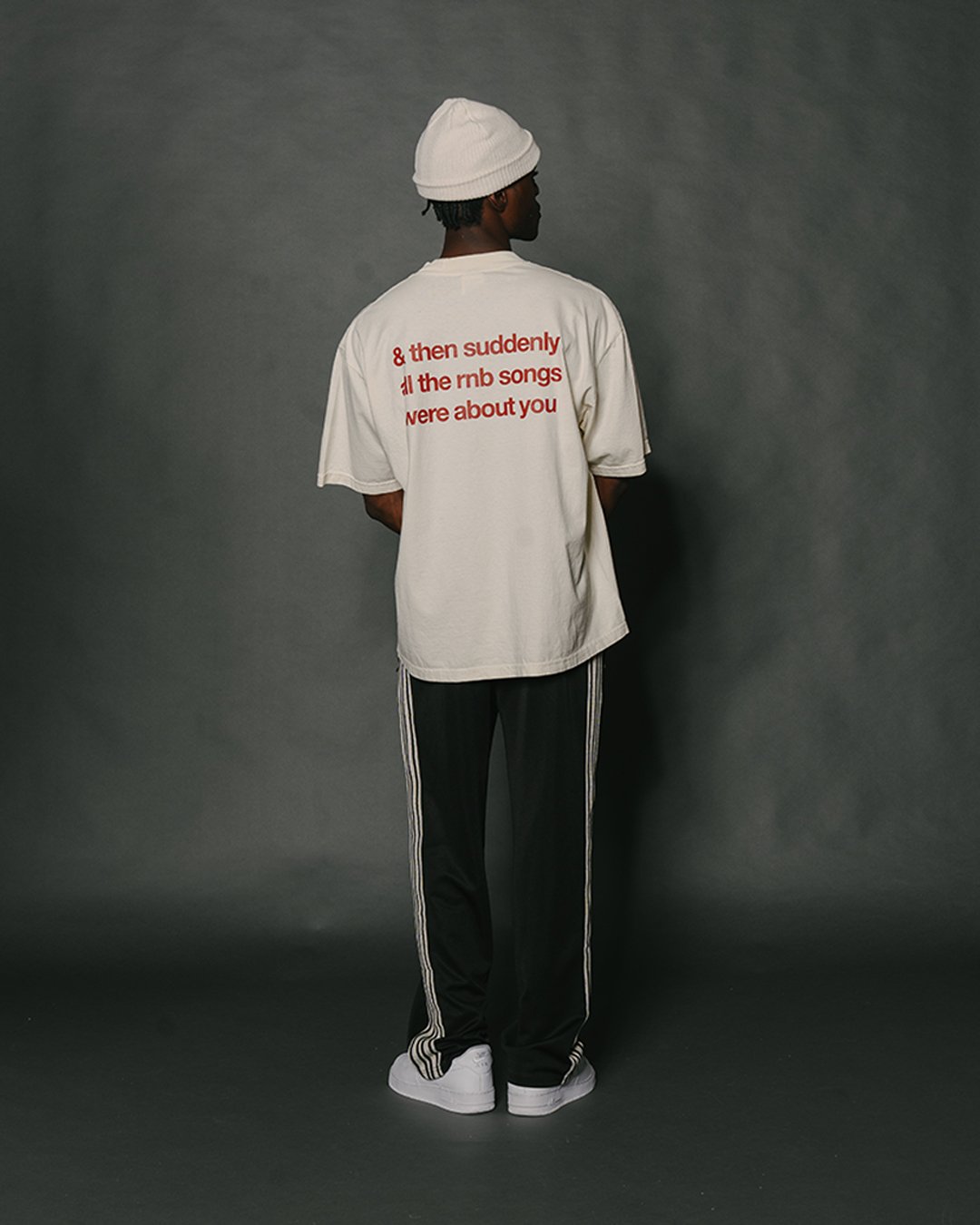 Rnb Songs V3 Oversized Cream Tee - trainofthoughtcollective