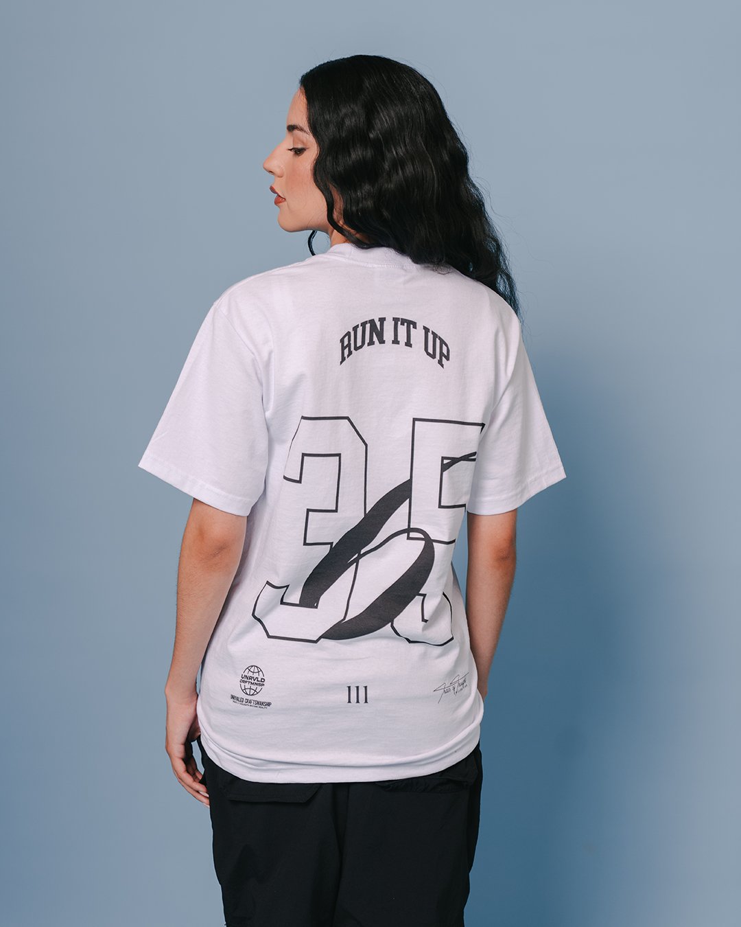 Run it Up 365 Black tee - trainofthoughtcollective