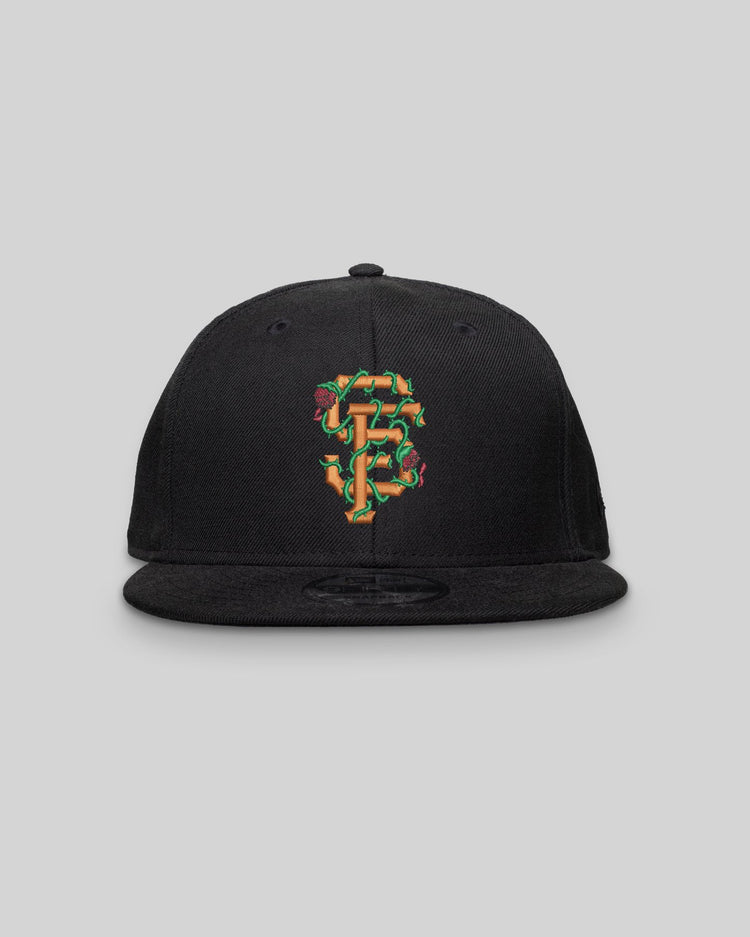 SF City Rose New Era Black Snapback - trainofthoughtcollective