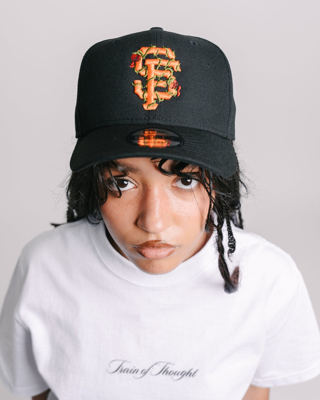 SF City Rose New Era Black Snapback - trainofthoughtcollective