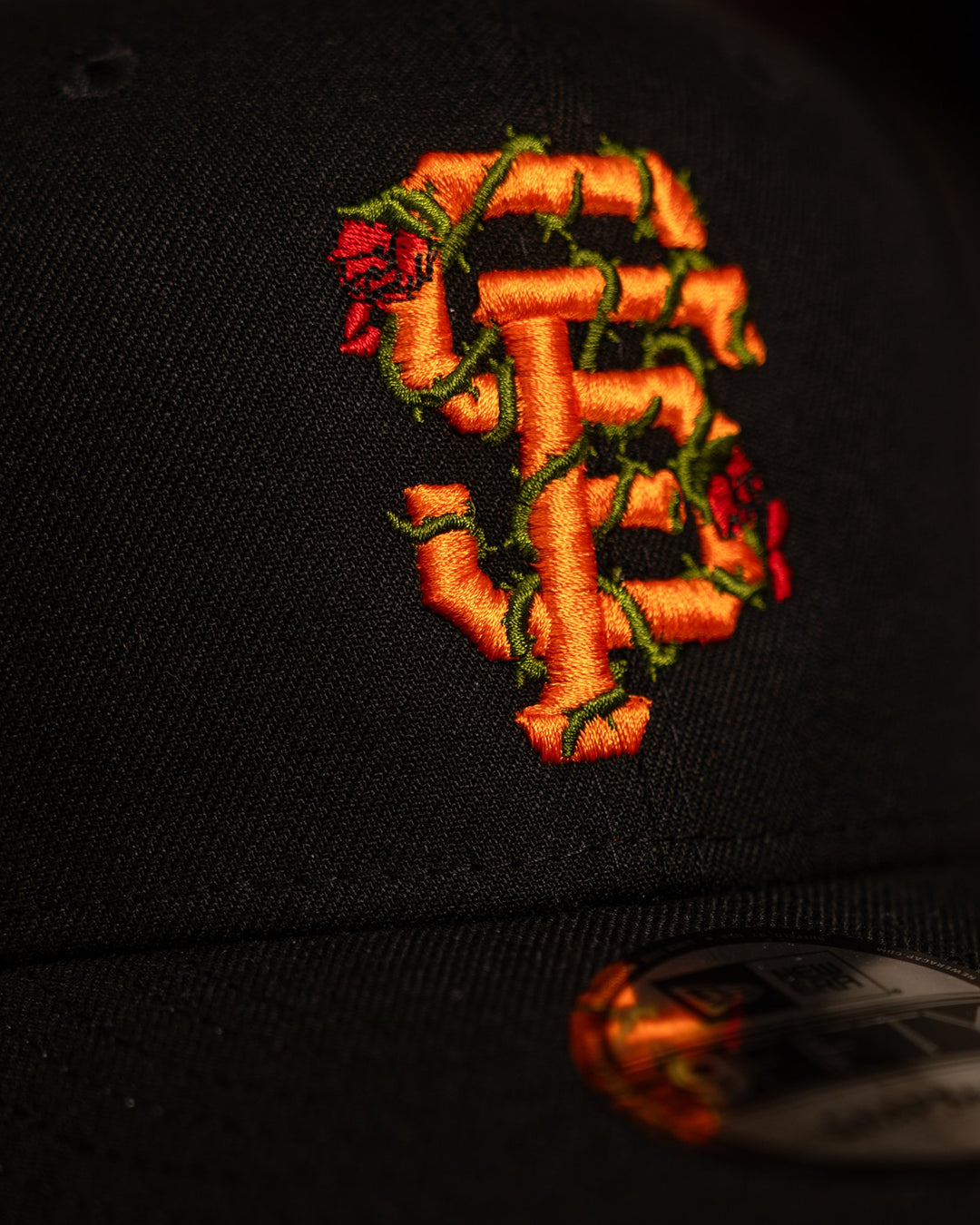 SF City Rose New Era Black Snapback - trainofthoughtcollective