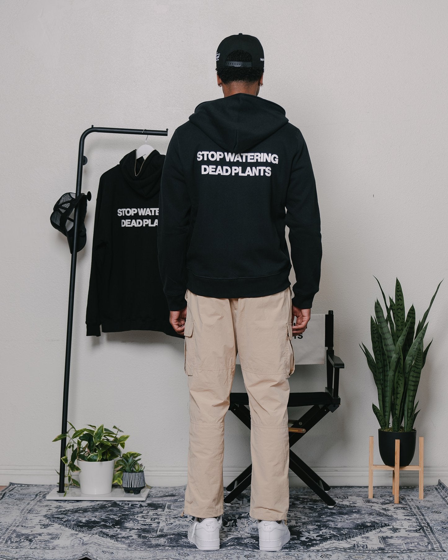 Stop Watering Dead Plants 2.0 Full Zip Body Bag Hoodie - trainofthoughtcollective