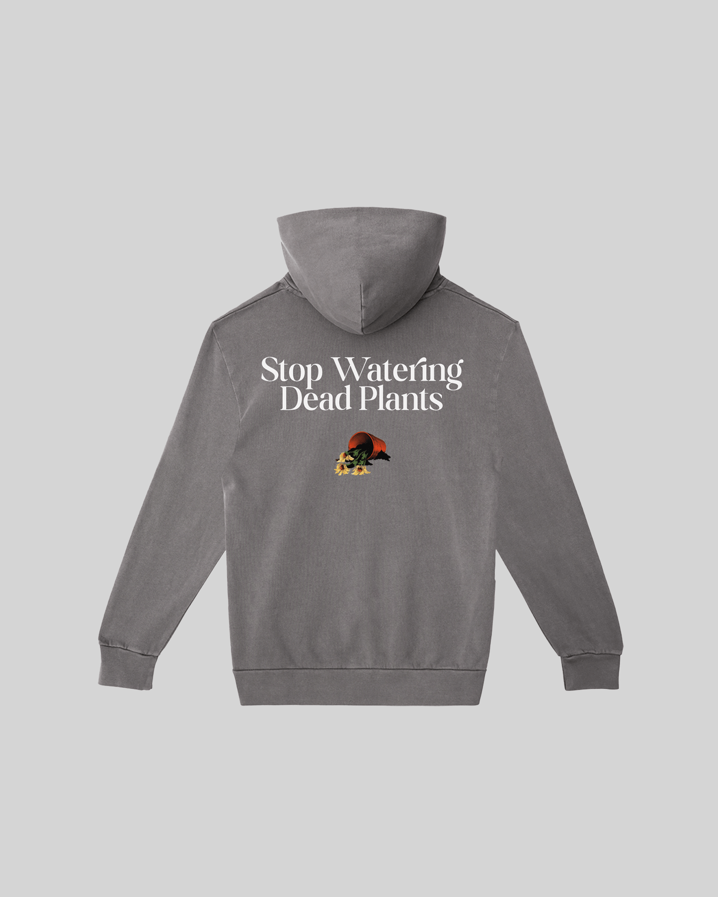 Stop Watering Dead Plants Shadow Hoodie - trainofthoughtcollective