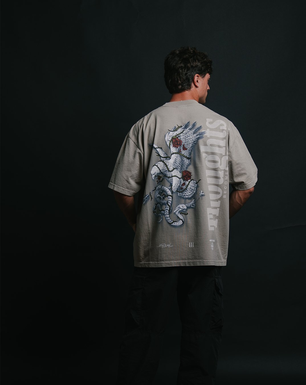 Survival of the Fittest Oversized Oatmeal Tee - trainofthoughtcollective