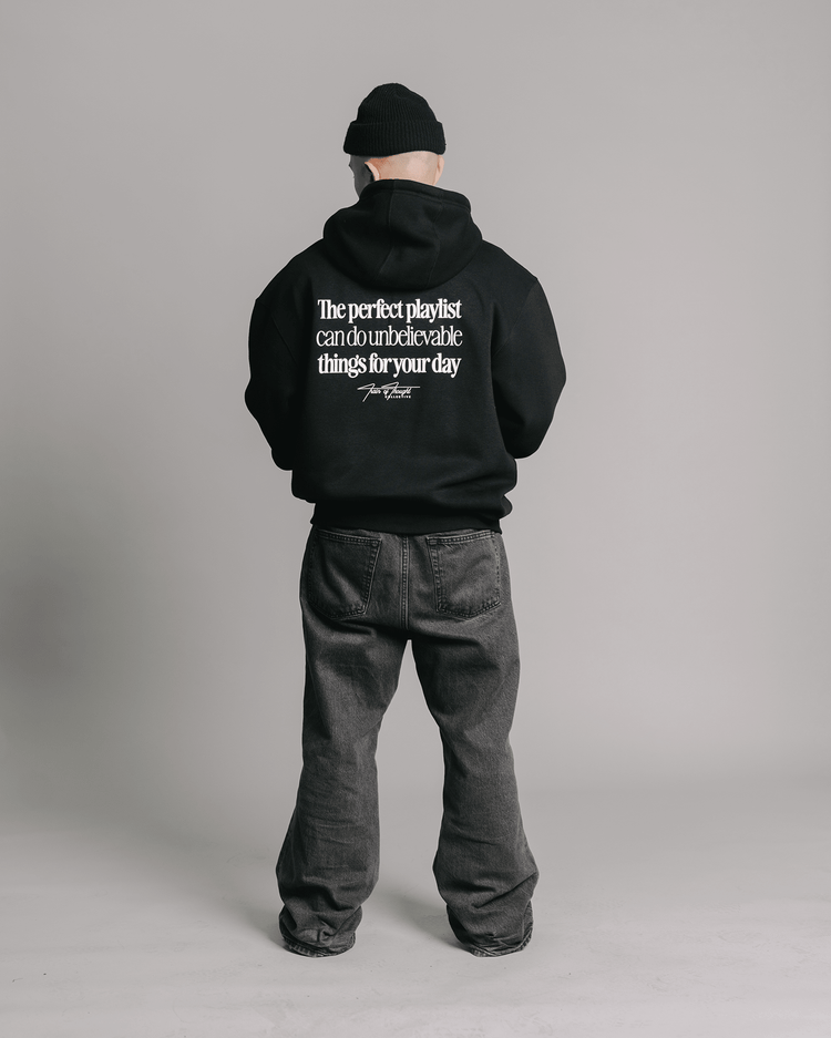 The Perfect Playlist Hoodie - trainofthoughtcollective