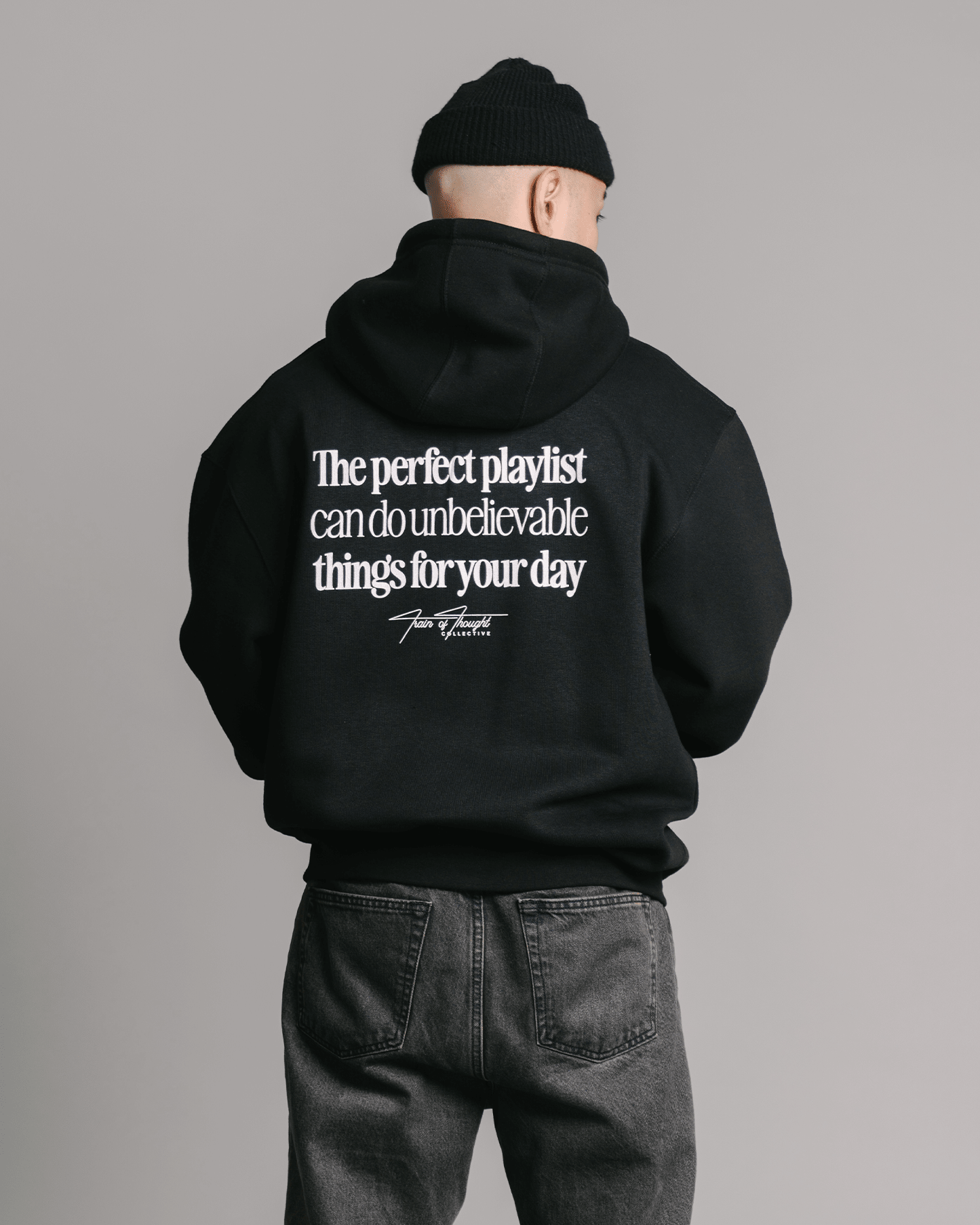 The Perfect Playlist Hoodie - trainofthoughtcollective