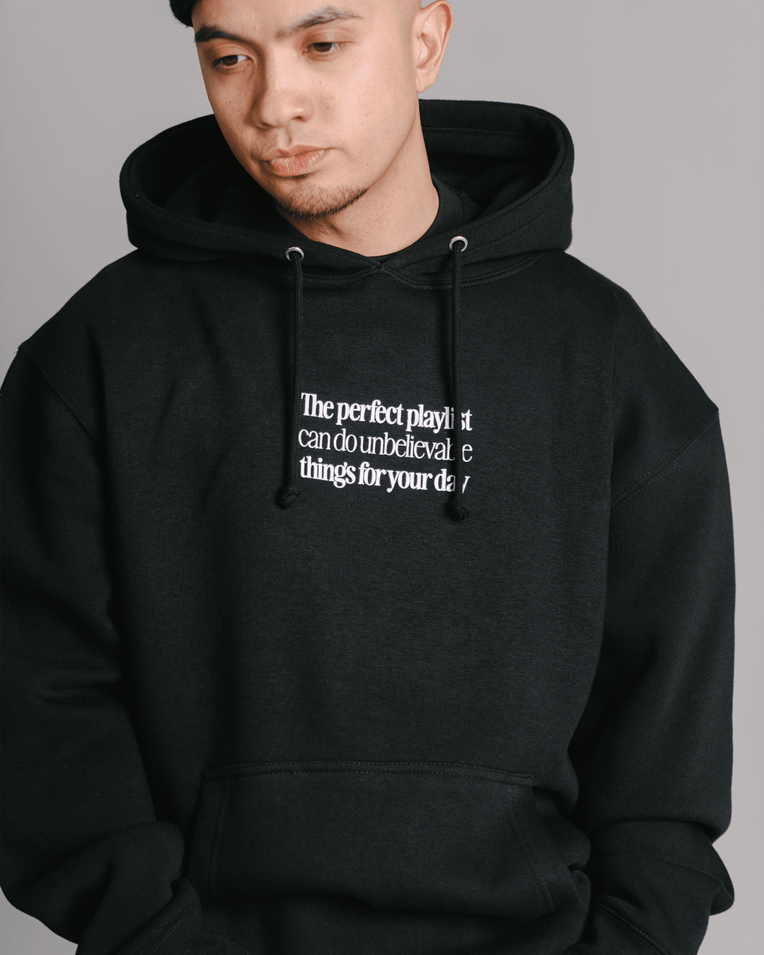 The Perfect Playlist Hoodie - trainofthoughtcollective