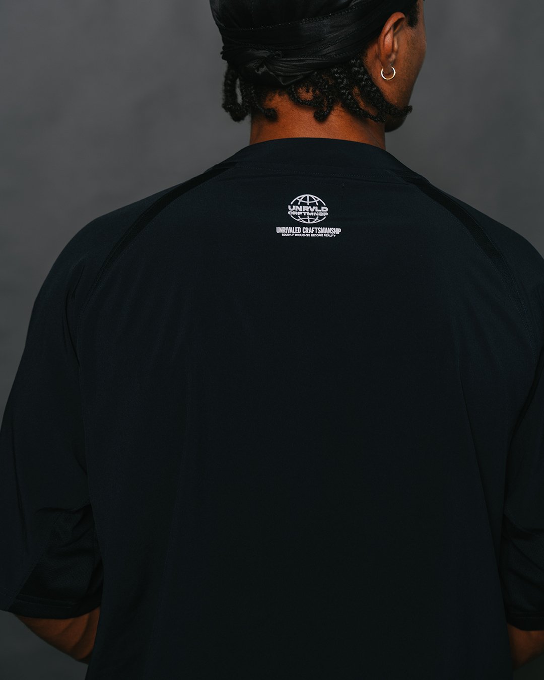 TOTC Signature Black 1/2 - Zip Short Sleeve Jacket - trainofthoughtcollective