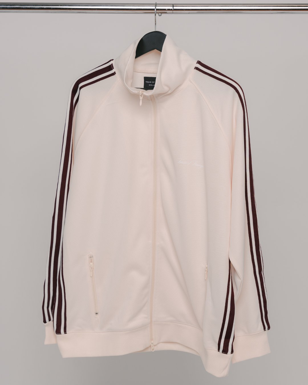 TOTC Trackstar Cream Jacket - trainofthoughtcollective