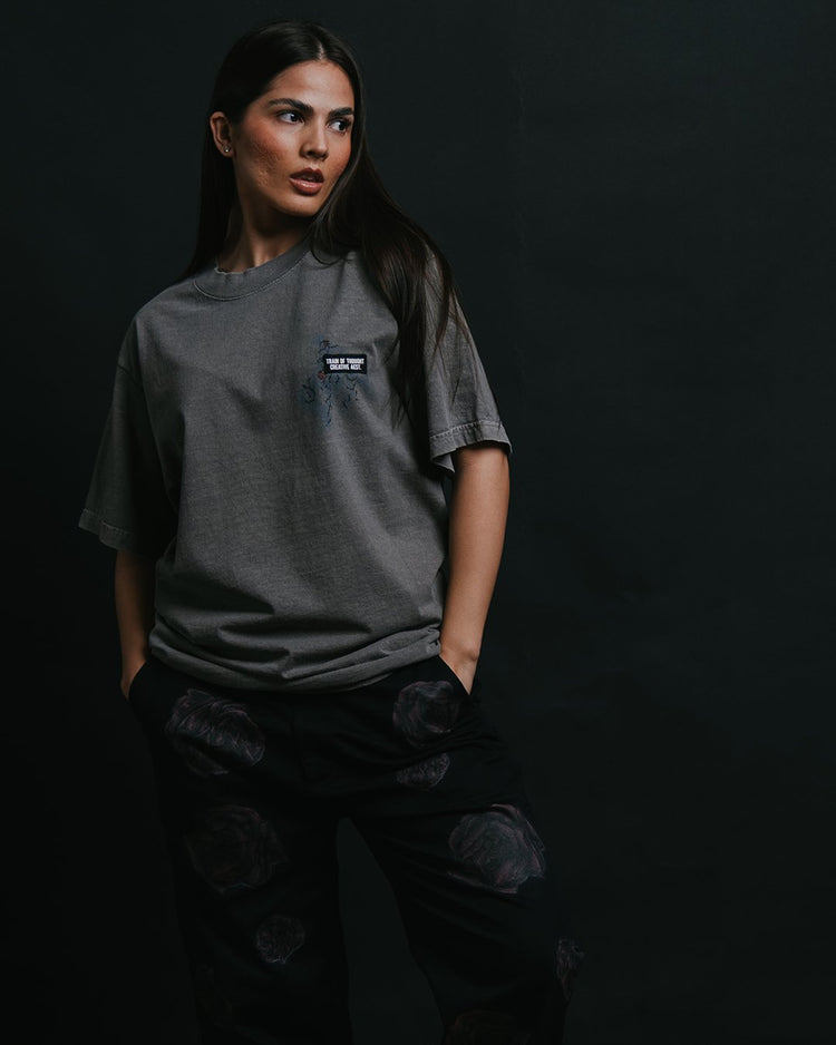 Trailblazer Oversized Cement Tee - trainofthoughtcollective