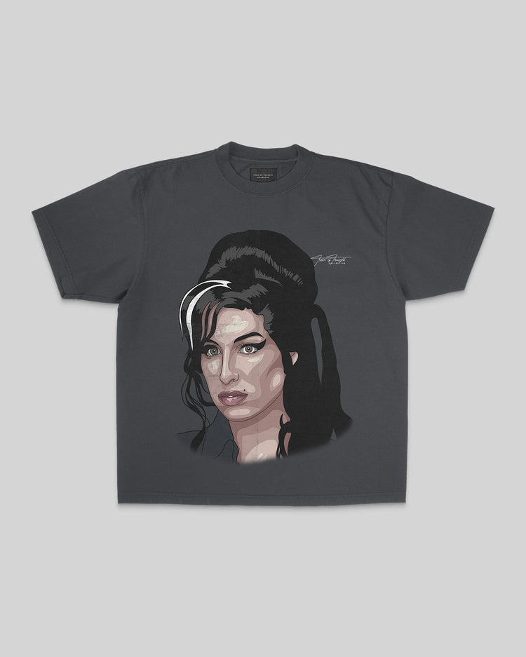 Amy Big Face Oversized Shadow Tee - trainofthoughtcollective