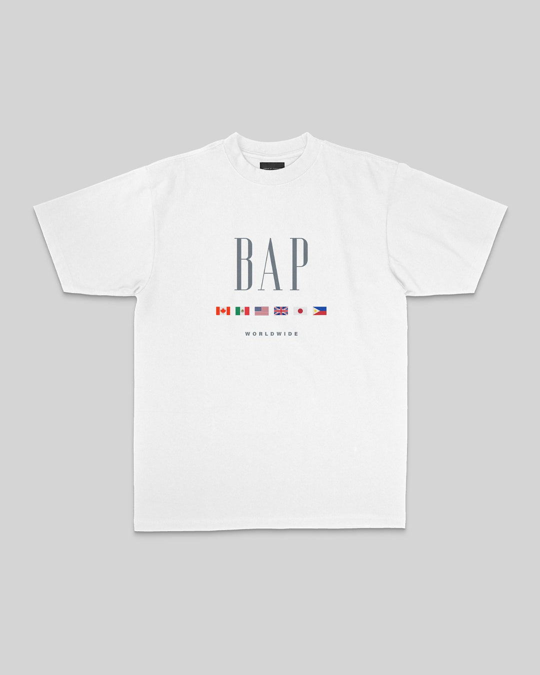 Boom Bap White Tee - trainofthoughtcollective