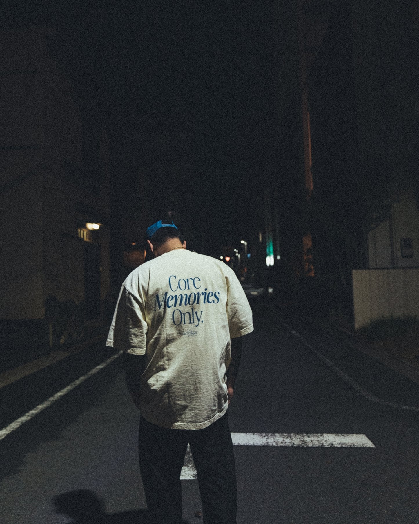 Core Memories Oversized Cream Tee - trainofthoughtcollective
