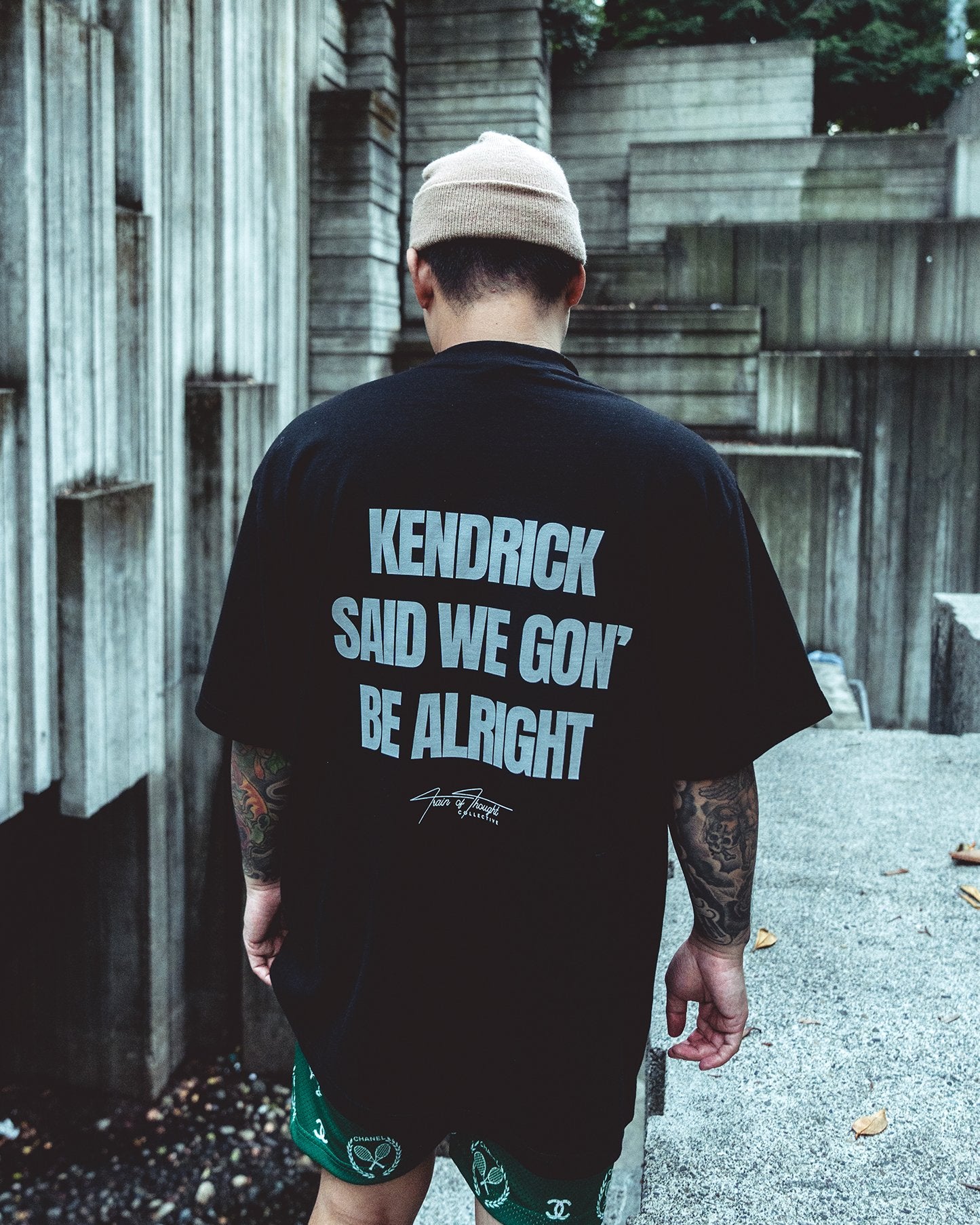 Kendrick Said Black Tee - trainofthoughtcollective