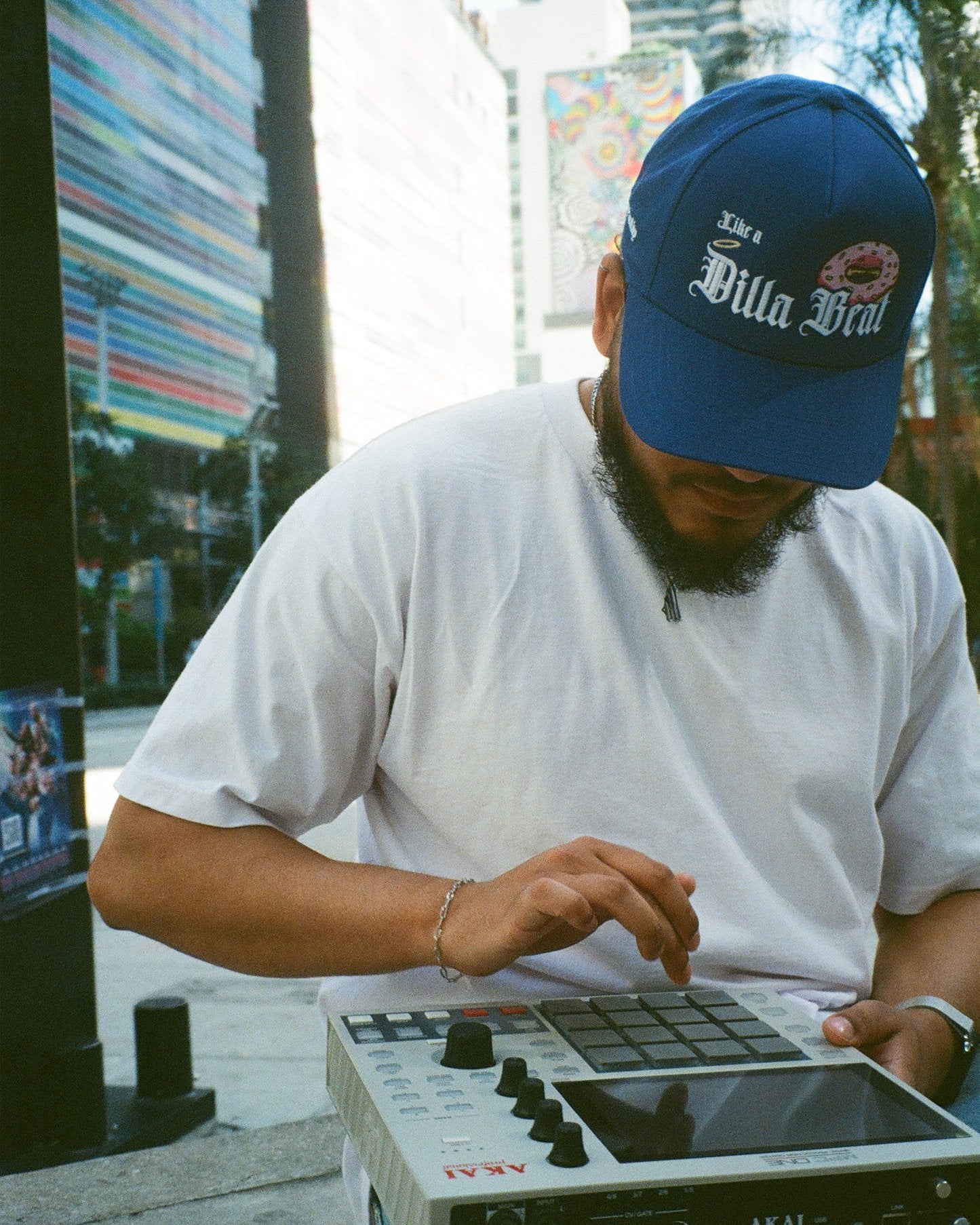 Like a Dilla Beat Royal Snapback - trainofthoughtcollective