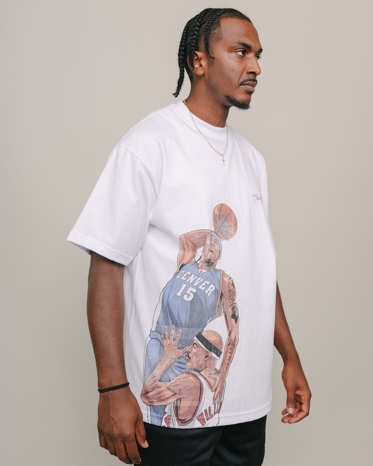 Melo White Tee - trainofthoughtcollective