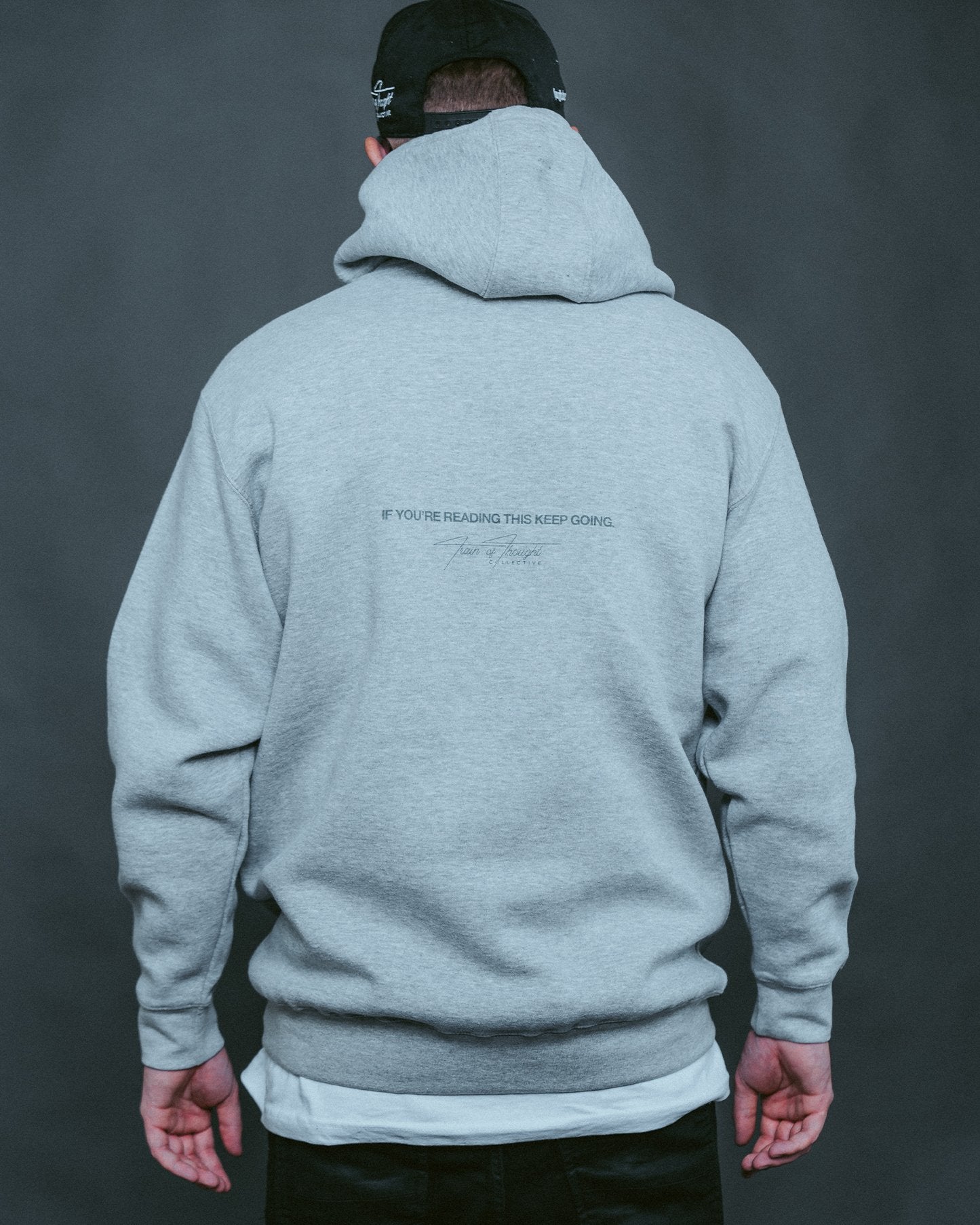 Mindset Grey Hoodie - trainofthoughtcollective