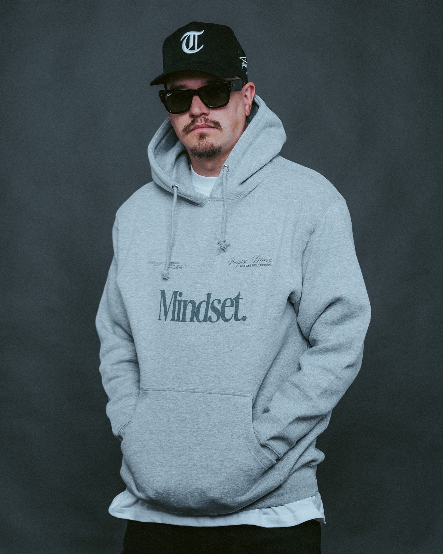 Mindset Grey Hoodie - trainofthoughtcollective