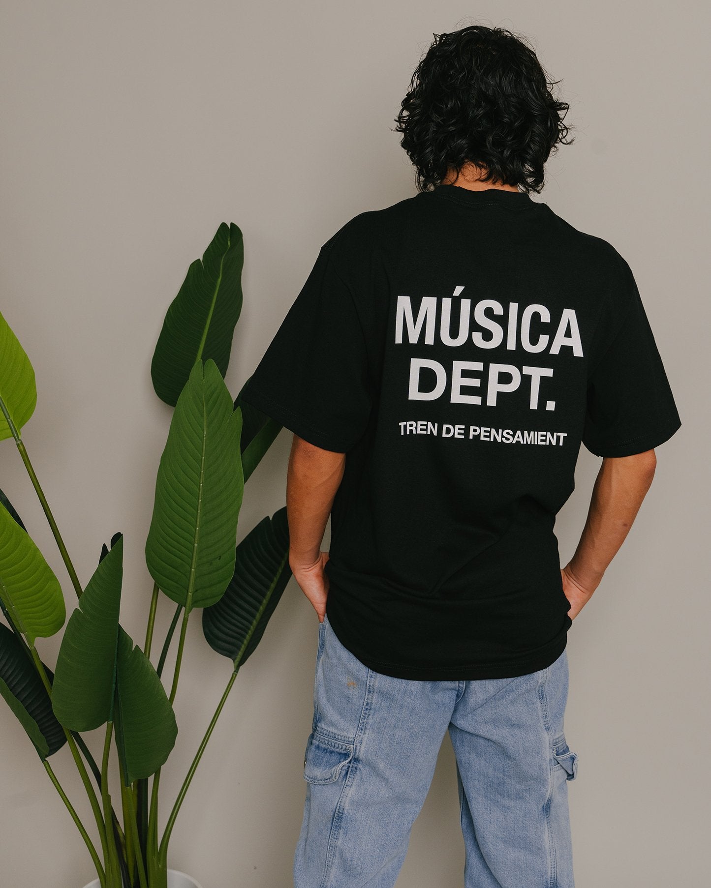 Musica Dept. Black Tee - trainofthoughtcollective