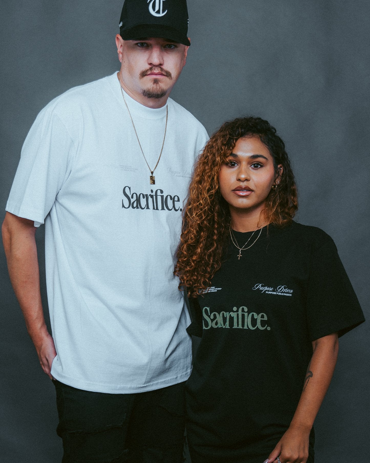 Sacrifice Black Tee - trainofthoughtcollective