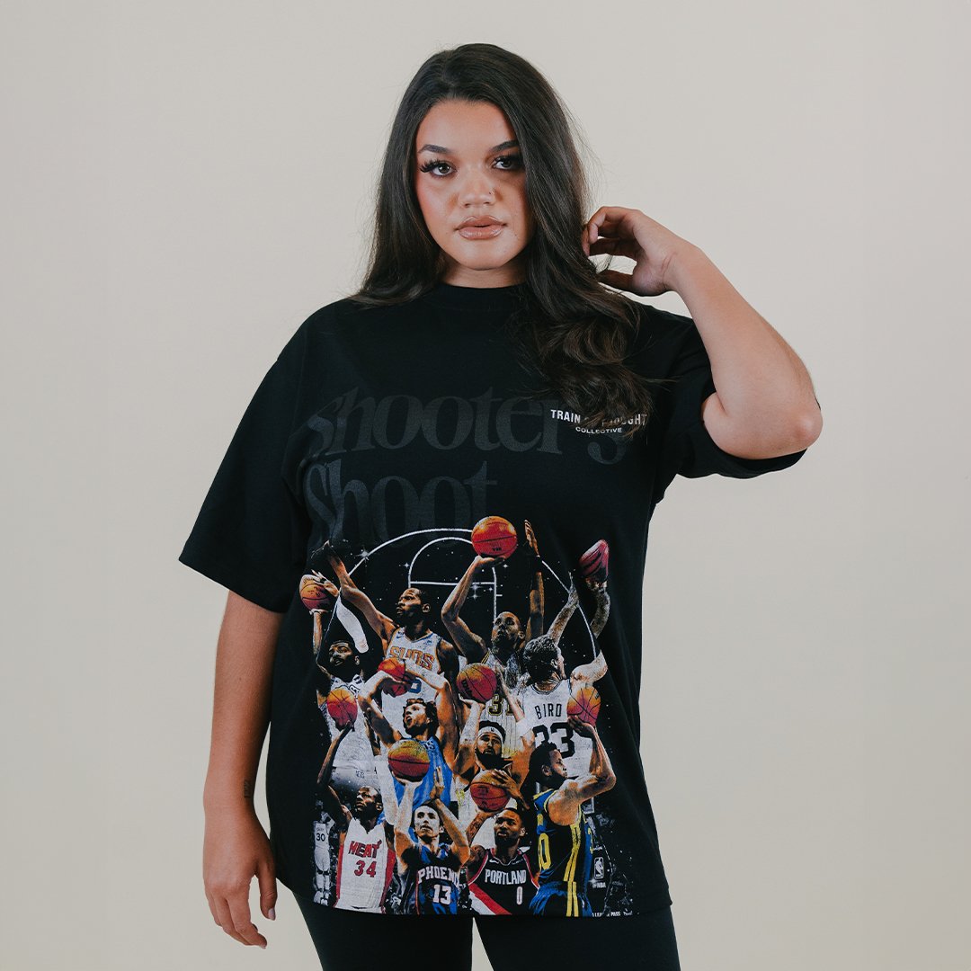 Shooters Shoot Tee - trainofthoughtcollective