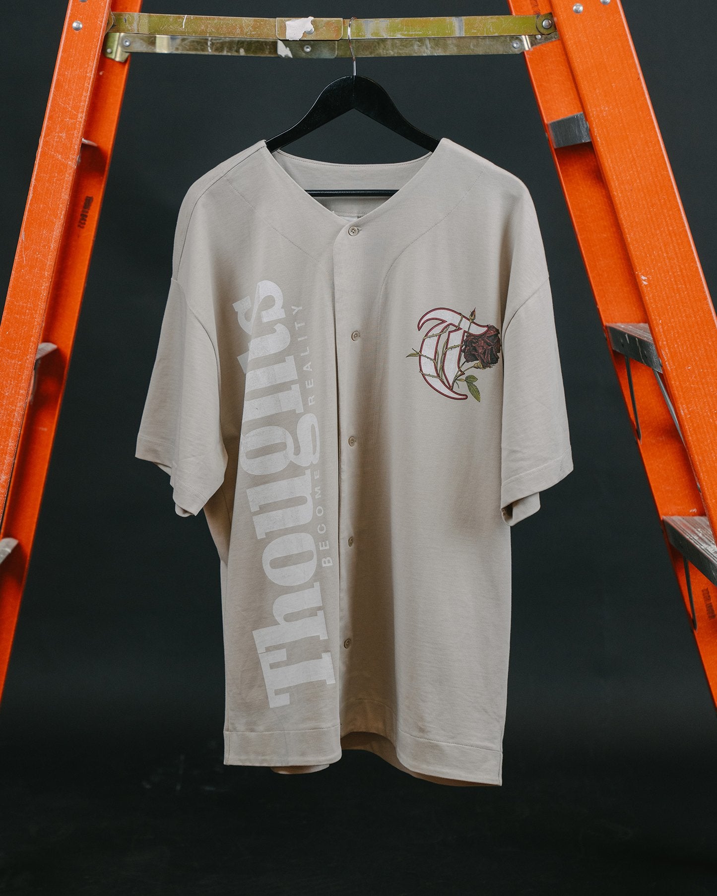 T-Rose Heavy Baseball Bone Jersey - trainofthoughtcollective