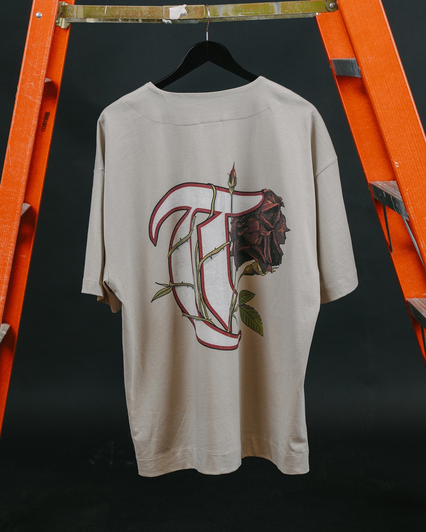 T-Rose Heavy Baseball Bone Jersey - trainofthoughtcollective